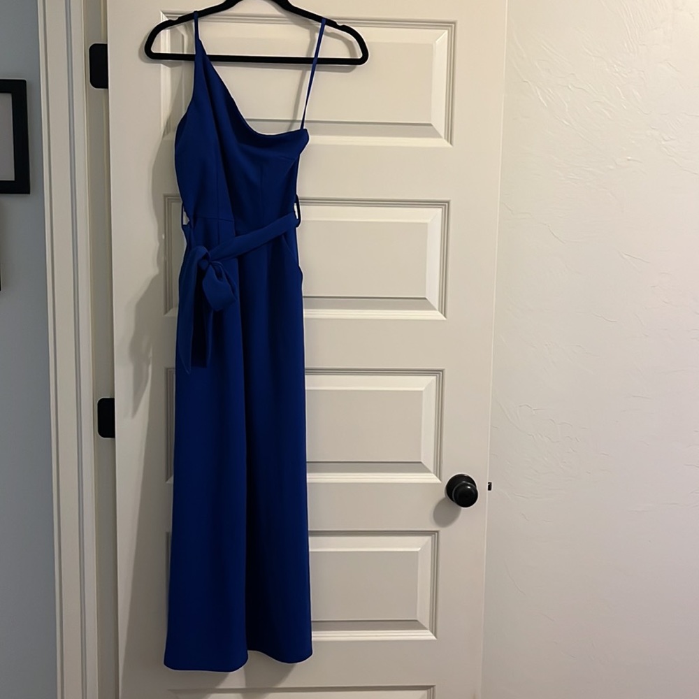 Brand new, one shoulder sleeve jumpsuit!